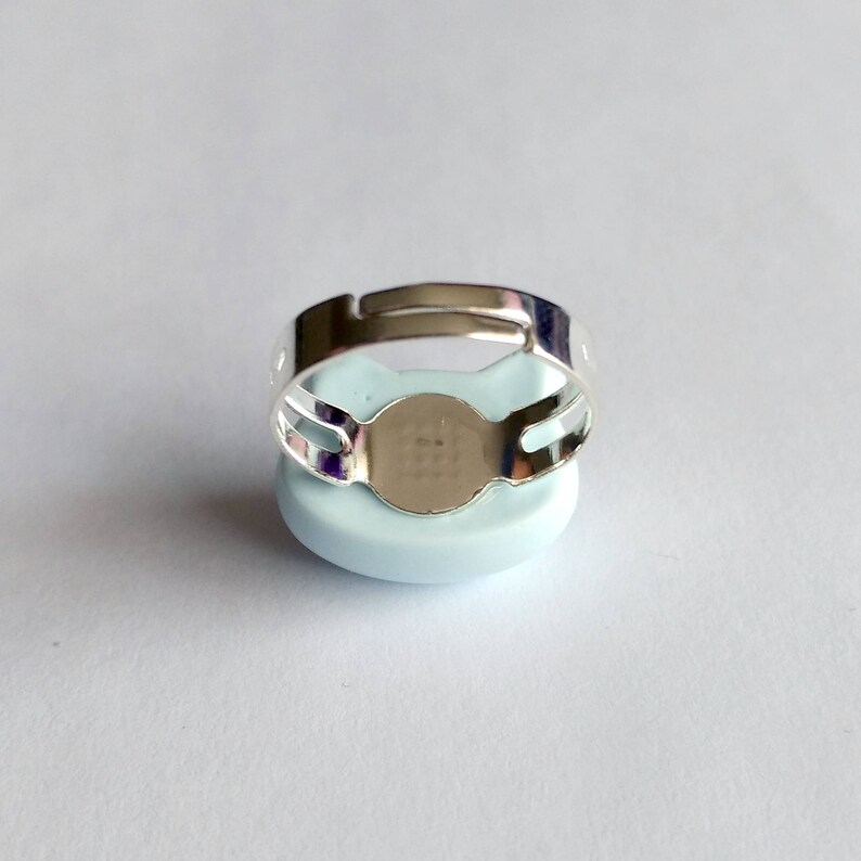 Pastel Kitty Adjustable Ring Kawaii Ring Kawaii Jewelry Fairy Etsy