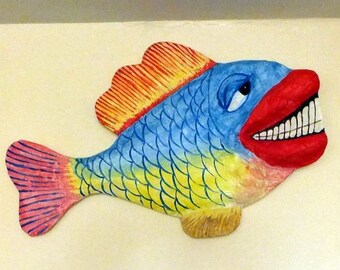 Fish Dreamer - Wall decor - Wall art - Paper sculpture