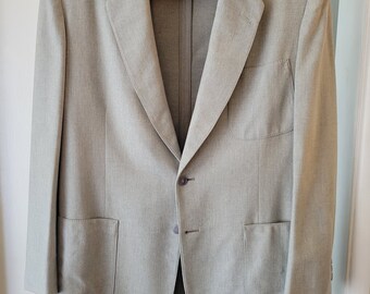 1950's Light Gray Flannel Suit - Classic MCM Style!