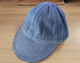 Custom made A3 Style Cap  in Denim