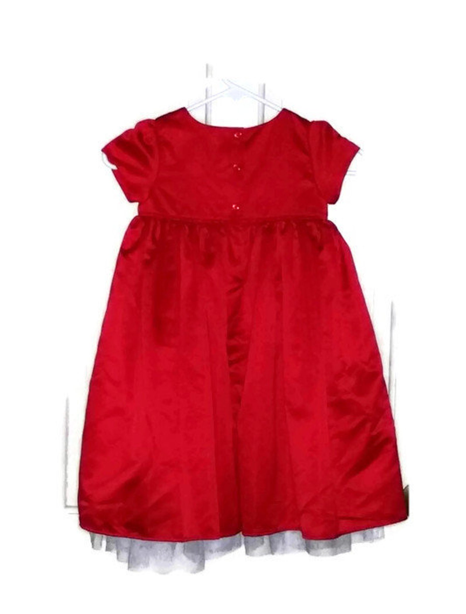 Girls red Valentine dress size 5T Flower Girl Communion Etsy
