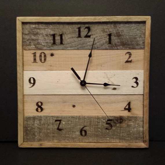 Reclaimed Wood Wall Clocks - Wall Design Ideas