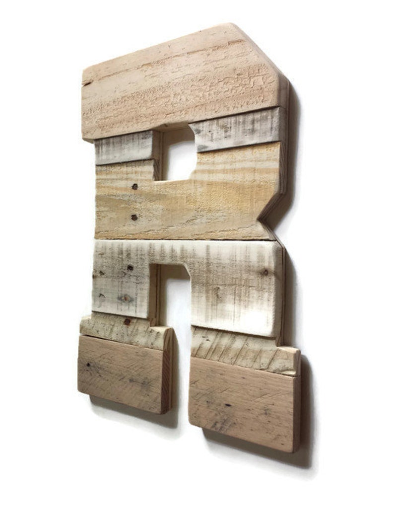 Wooden Letters reclaimed wood large wood letters pallet Etsy