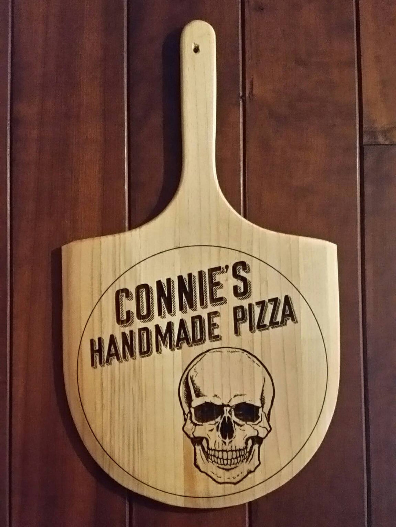 Personalized Pizza Paddle Laser Engraved Pizza Peel Paddle Etsy