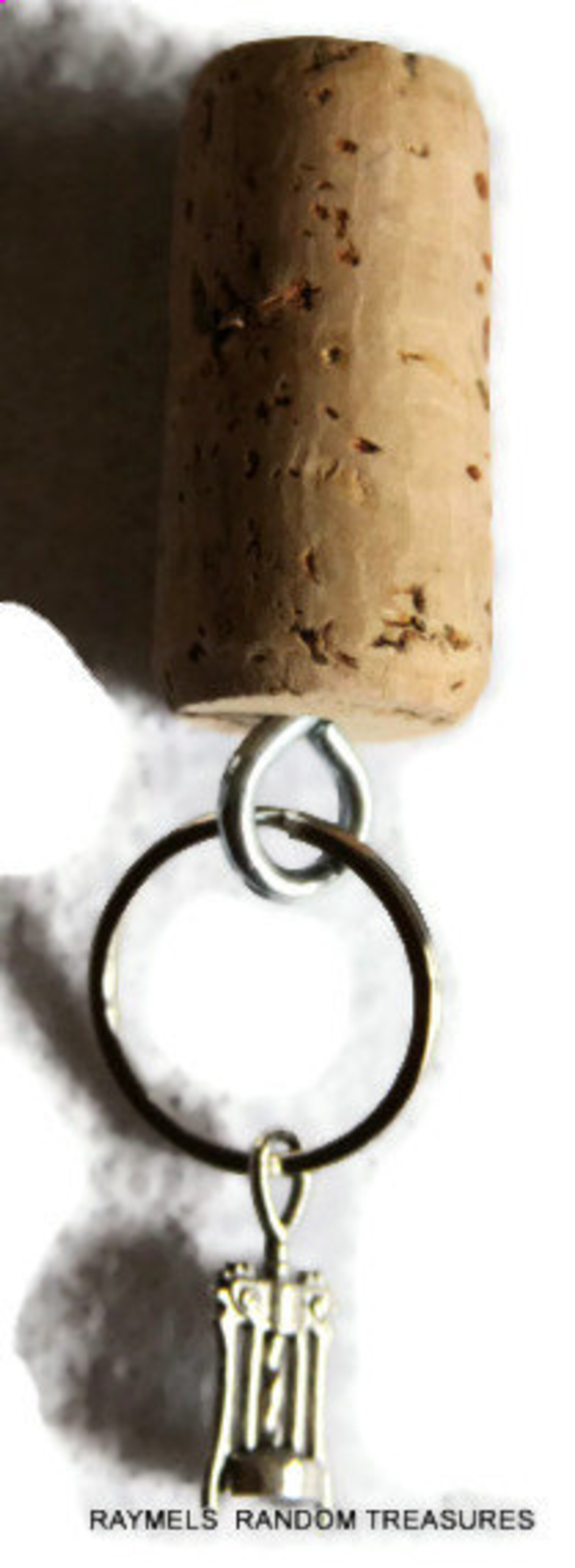 Wine Corks Key Chain Wine Bottle Opener Charm Repurposed Etsy