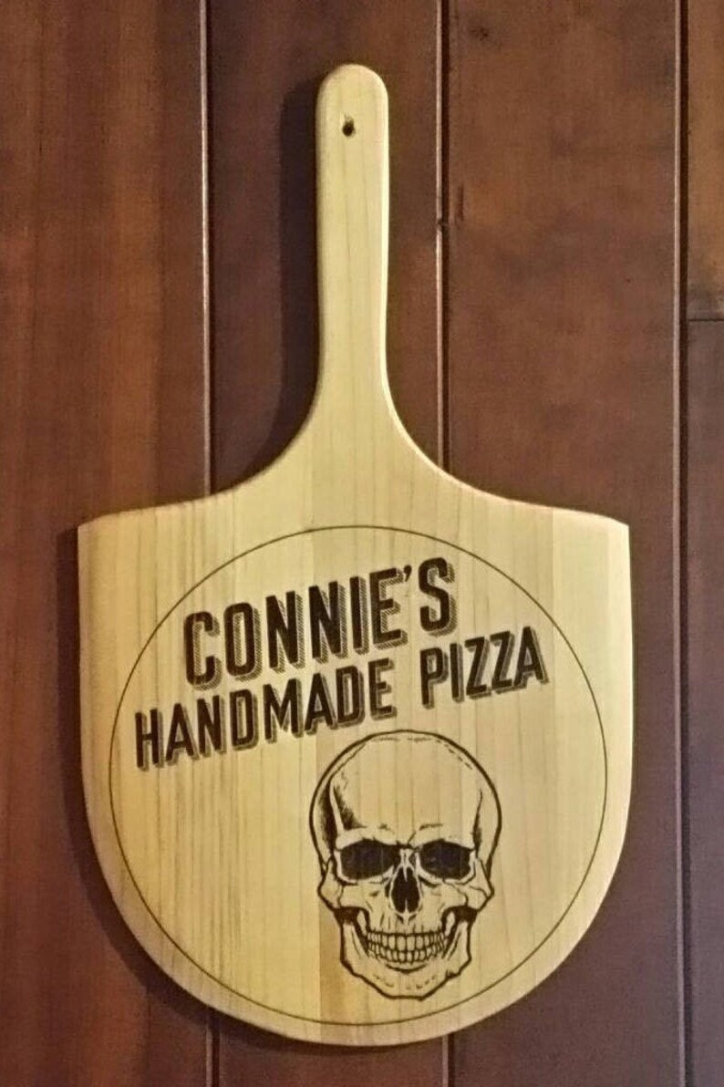 Personalized Pizza Paddle Laser Engraved Pizza Peel Paddle Etsy