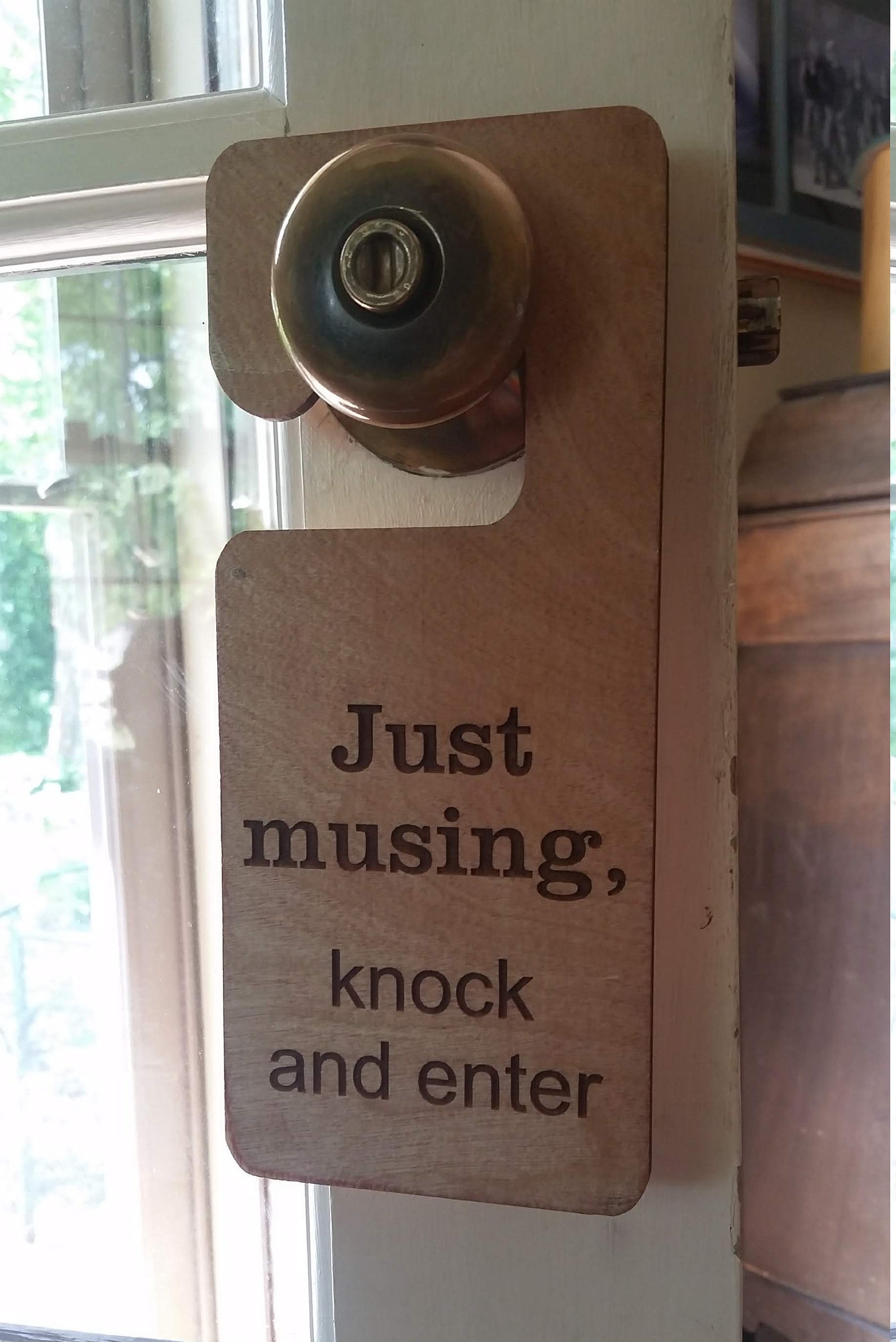 Wooden door hanger Office door hanger personalized door Etsy