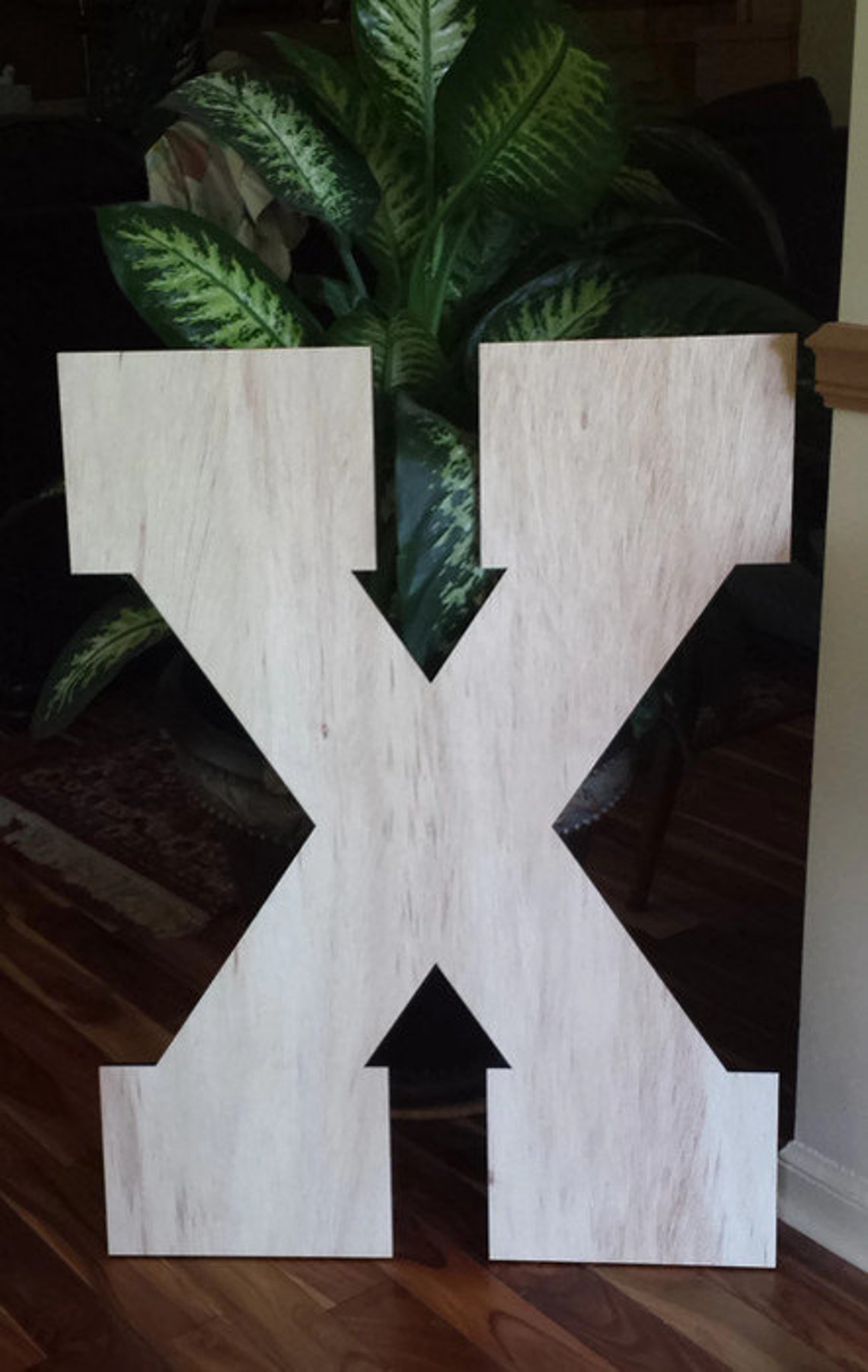 32 wood letter large unfinished wood letter choice Etsy