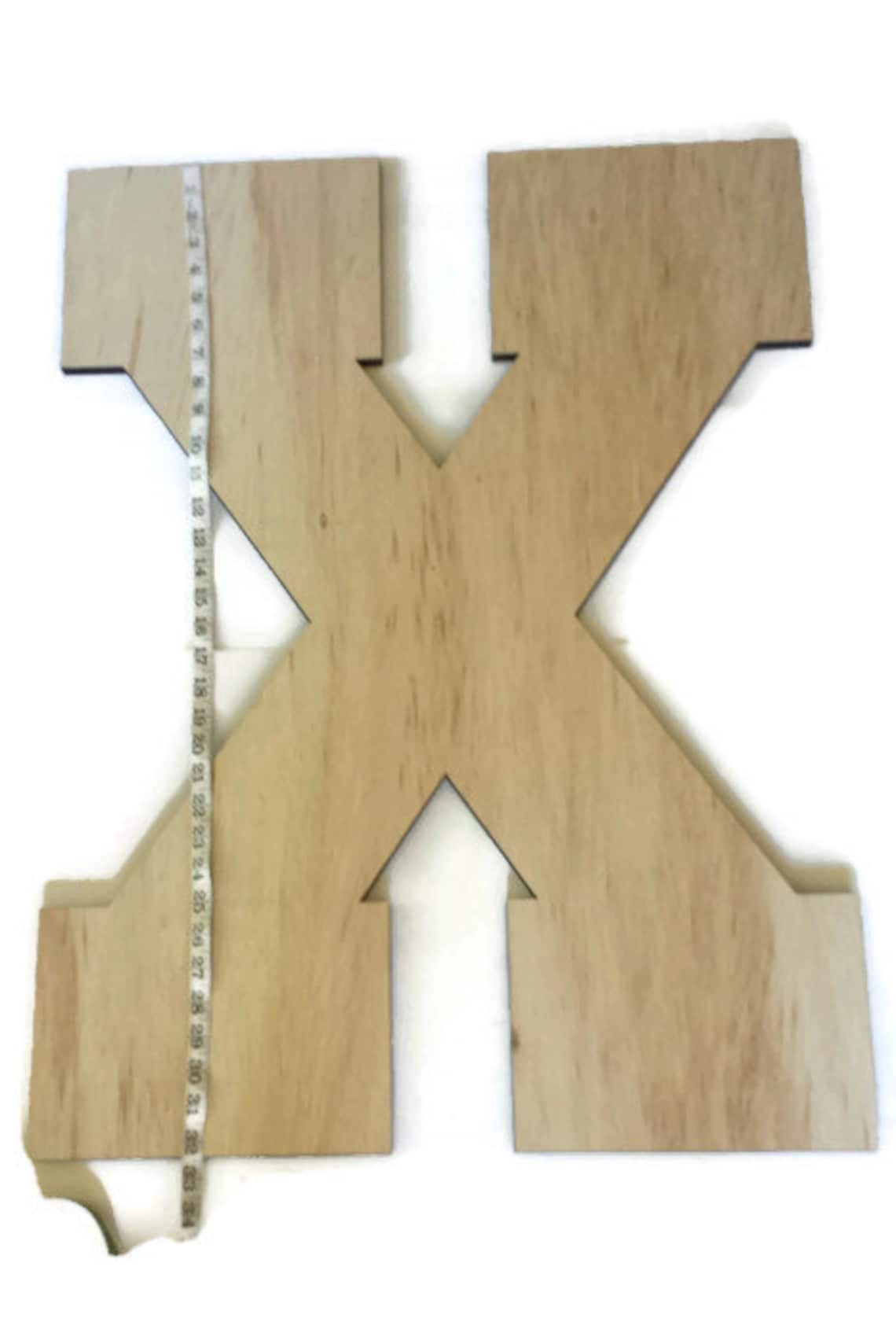 32 wood letter large unfinished wood letter choice Etsy