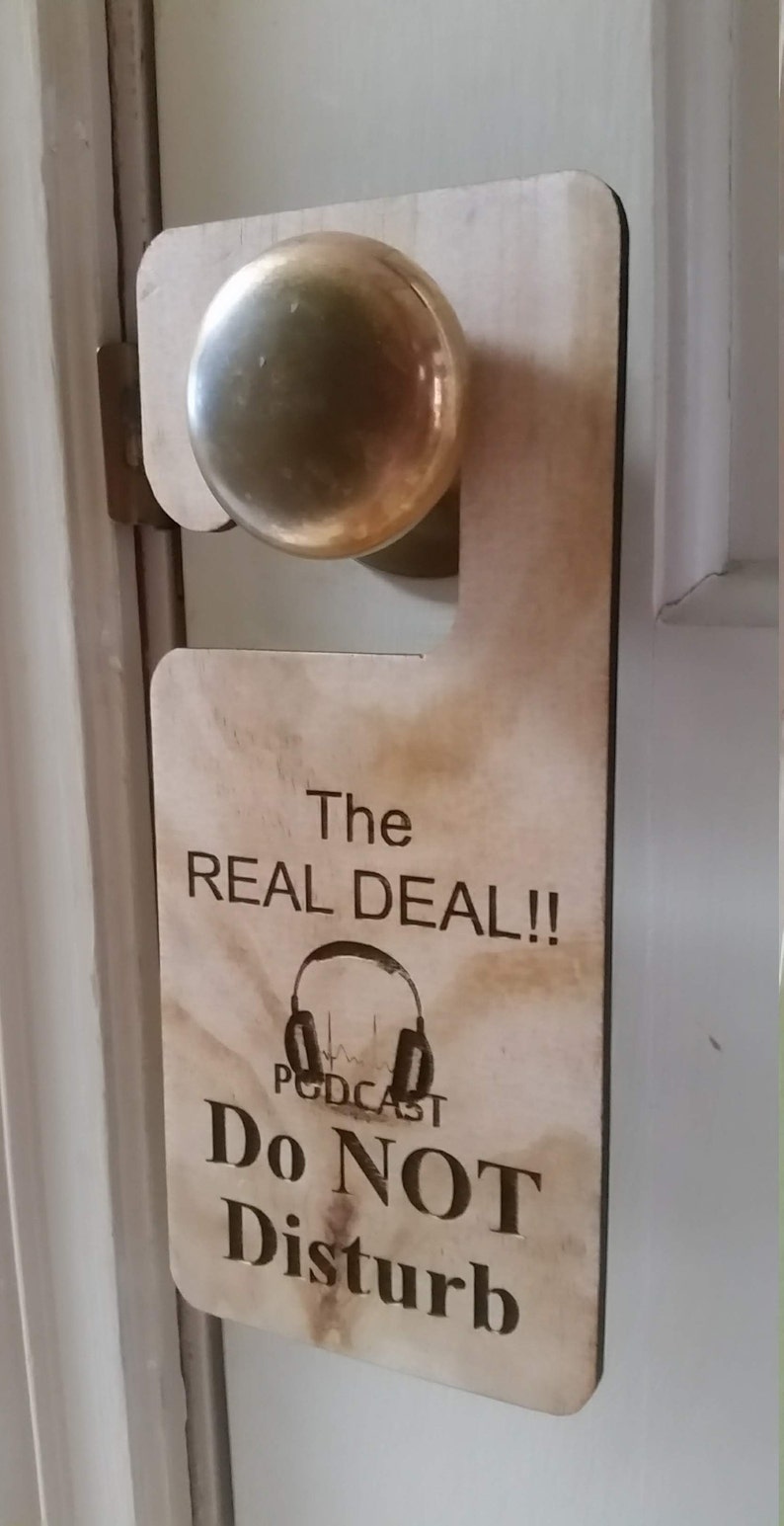 Wooden Door Hanger Personalized Laser Engraved 2 Sided Door Etsy