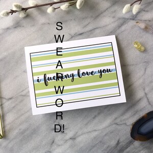 Naughty Valentine Card Funny Birthday Card Funny Friend Card Funny Anniversary Card Birthday Card Swearing Naughty Anniversary Card BFF Card