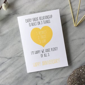 Naughty Anniversary Card Funny Anniversary Card Sexy Anniversary Card Dirty Anniversary Card Anniversary Gift Anniversary Gift Boyfriend