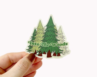 Into The Woods Sticker: Waterproof Vinyl Decal