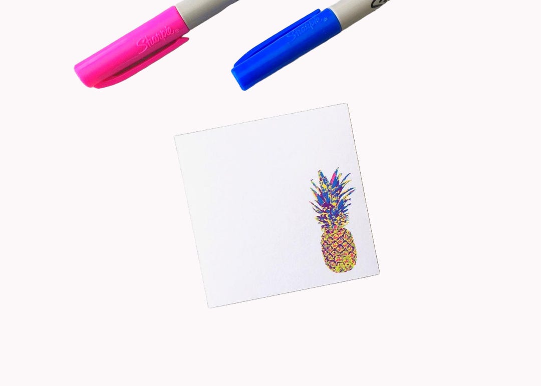 Pineapple Note Pineapple Sticky Notes, Colorful Small Notepad, Stationery - Etsy Canada