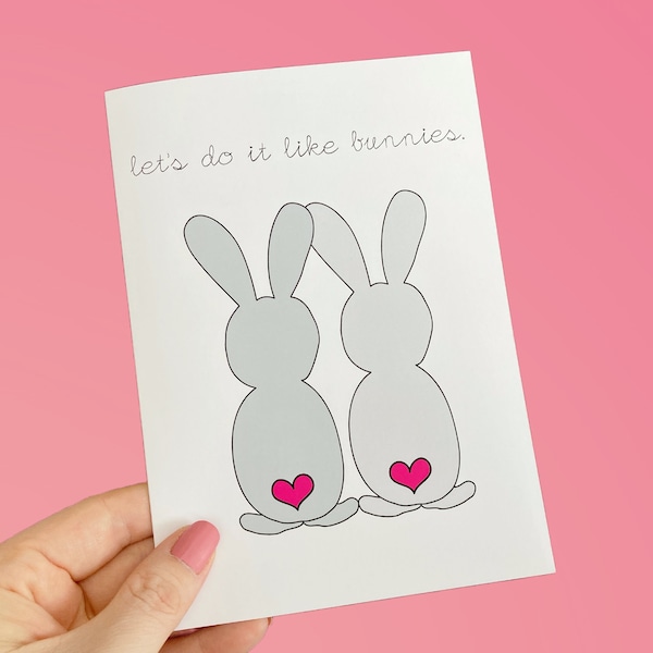 Funny Easter Card, Easter Gift, Anniversary Card, Gift for Partner