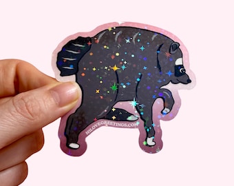 Holographic Jimothy Sticker: 3" Handmade Waterproof Vinyl Decal