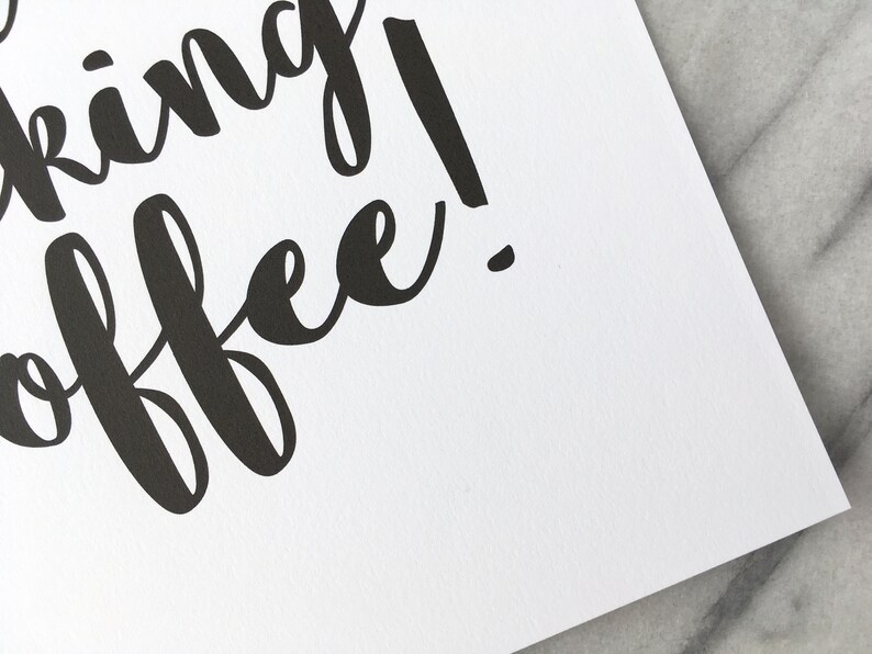 Coffee Wall Art Funny Print Funny Coffee Print Gift for Coffee Etsy