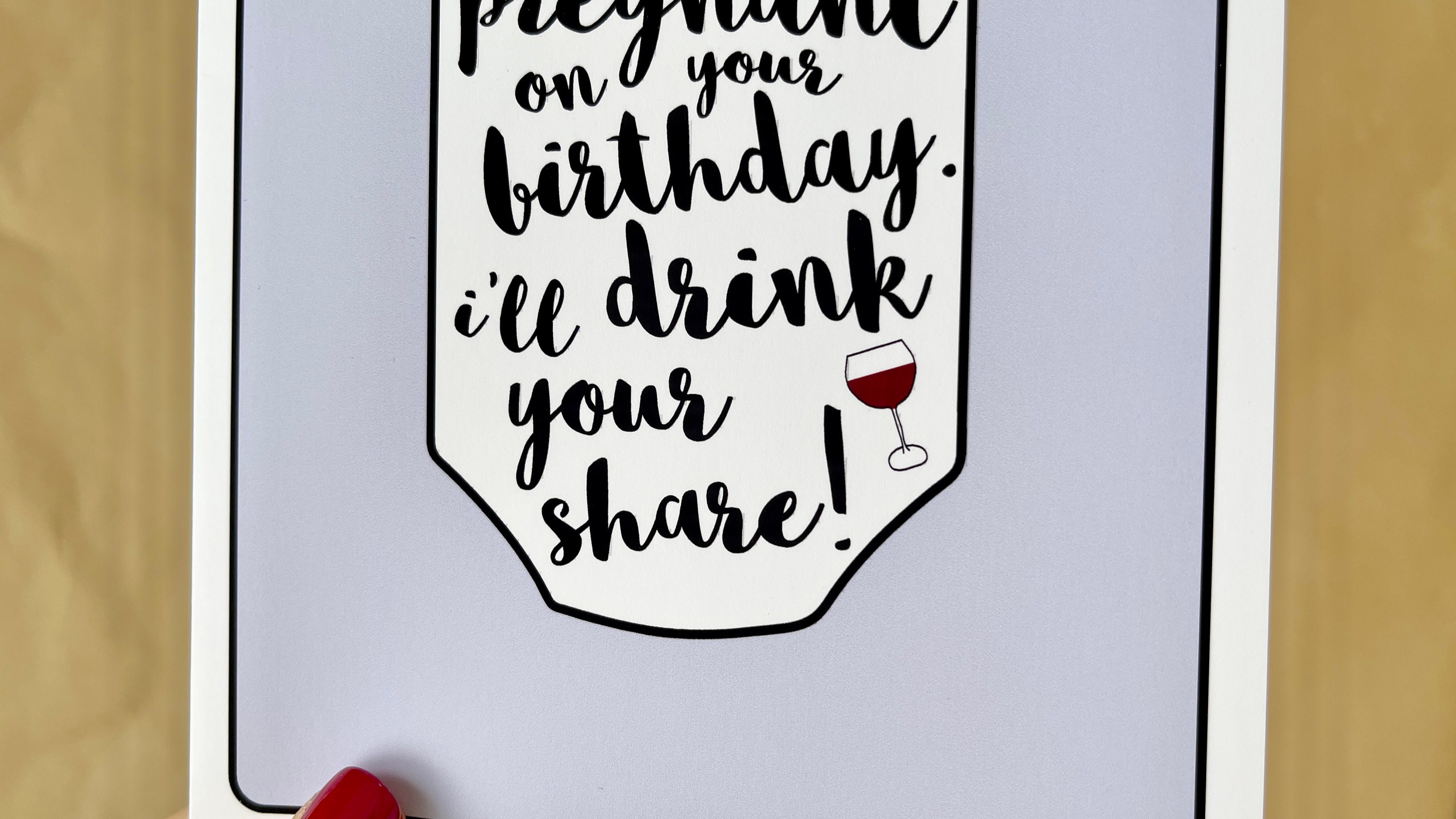 Sleazy Greetings Lustige Babyparty-Karte | Mit Spruch 'Things Just Got...' | 12,7x17,8 Cm, Blanko Innen