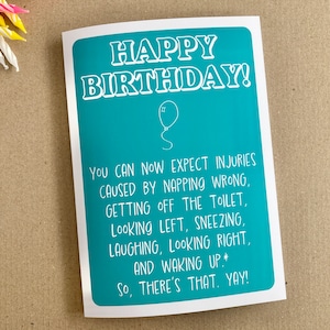 Carte d'anniversaire Carte d'anniversaire drôle Carte d'anniversaire Carte d'anniversaire ami Carte d'anniversaire de famille qui vieillit Carte d'anniversaire joyeux anniversaire Carte d'anniversaire impoli