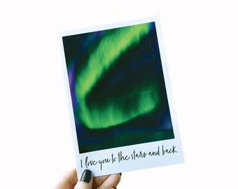 I Love You to the Stars Card: Anniversary, Birthday, or Valentine