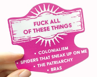 Feminist Indigenous Rights Sticker: Waterproof Vinyl Laptop Decal