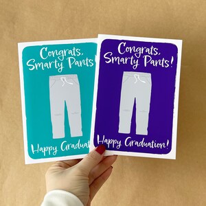 Graduation Card, Congrats Smarty Pants Congratulations Card, Graduation Gift, Grading Gift, School Passing Card