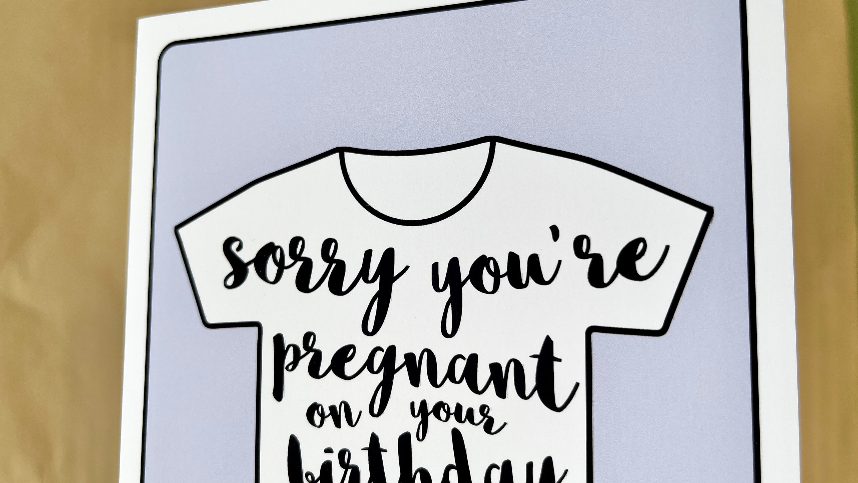 Sleazy Greetings Lustige Babyparty-Karte | Mit Spruch 'Things Just Got...' | 12,7x17,8 Cm, Blanko Innen