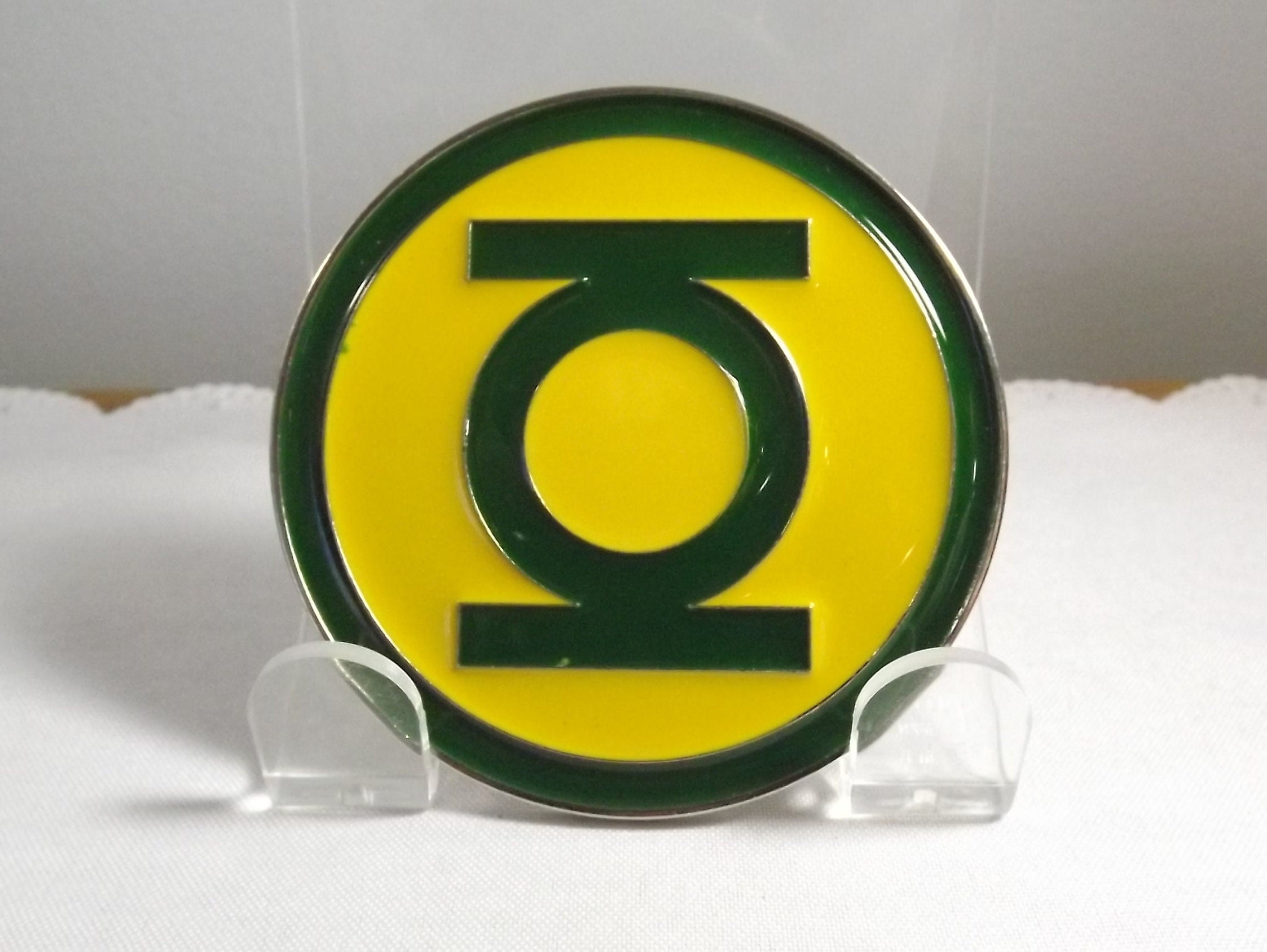 Green lantern belt shop buckle