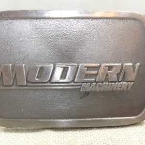 Modern Machinery Belt Buckle for the Mechanic and Industry Sector Collector