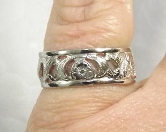 Vintage Sterling Silver Ring