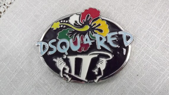 DSQUARED II Belt Buckle, Novelty Statement Belt Bu