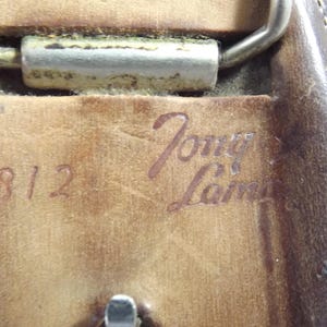 Tony Lama Distressed Leather Calf Belt Buckle 4812 Bild 5