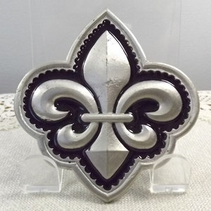 Genuine Mobtown Chicago Fleur de Lis Belt Buckle NOS