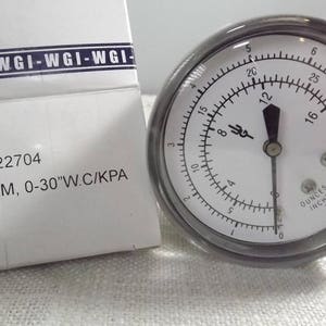 Vintage Pressure Gauge, NOS Steampunk, Altered Arts Assemblage, Man Cave Industrial Decor image 1