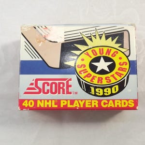 Cartes de joueur de la LNH Jeunes superstars 1990