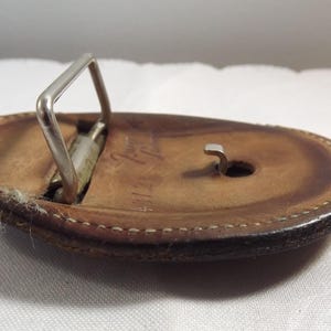 Tony Lama Distressed Leather Calf Belt Buckle 4812 Bild 6