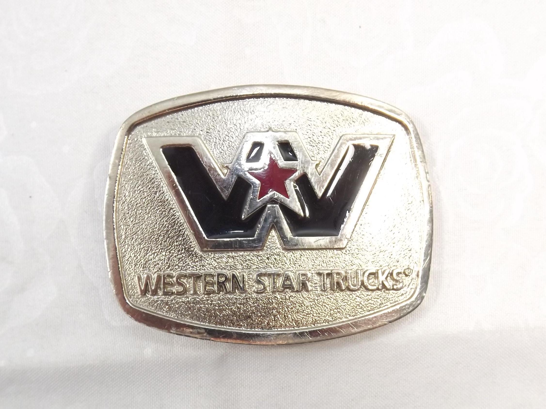 Western Star Trucks Belt Buckle for a Trucker - Etsy display picture 3