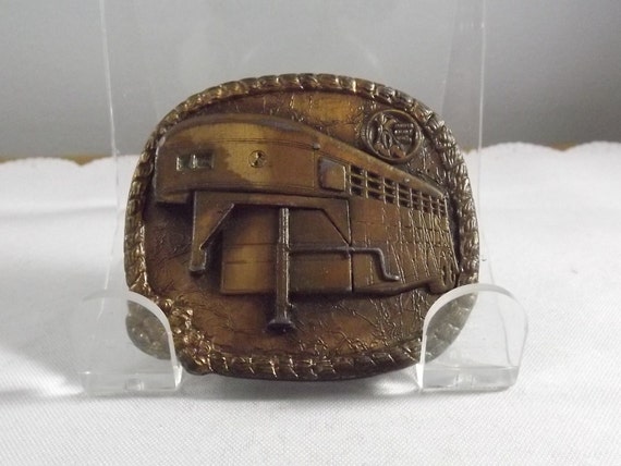 Distressed Kiefer Built Inc. Belt Buckle, Transportation Sector Buckle