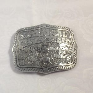 National Finals Rodeo 1999 Hesston Commemorative Series Limited NOS Belt Buckle
