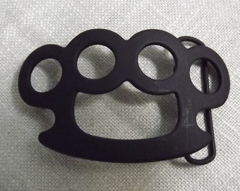 Metal Knuckle-Style Belt Buckle, Novelty Buckle