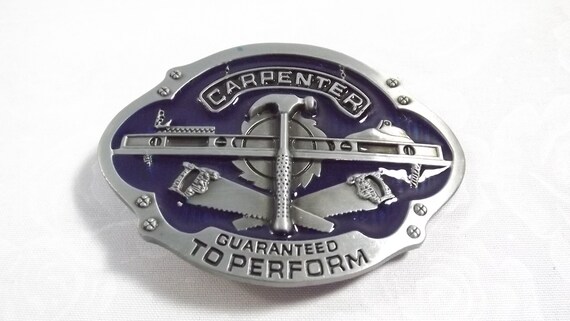 Carpenter Belt Buckle Unique Vintage 