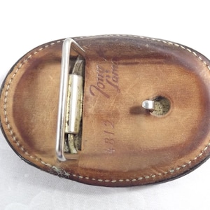 Tony Lama Distressed Leather Calf Belt Buckle 4812 Bild 8