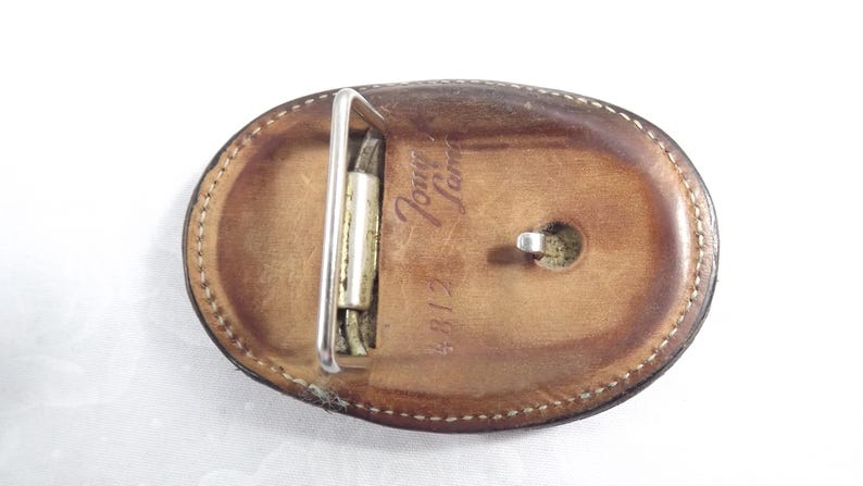 Tony Lama Distressed Leather Calf Belt Buckle 4812 Bild 8
