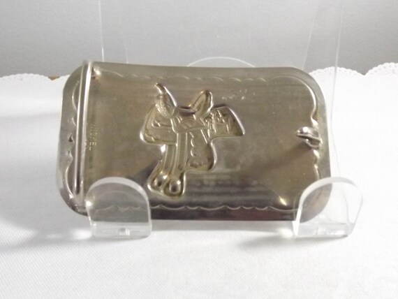 Western Saddle Belt Buckle View 4