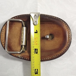 Tony Lama Distressed Leather Calf Belt Buckle 4812 Bild 4