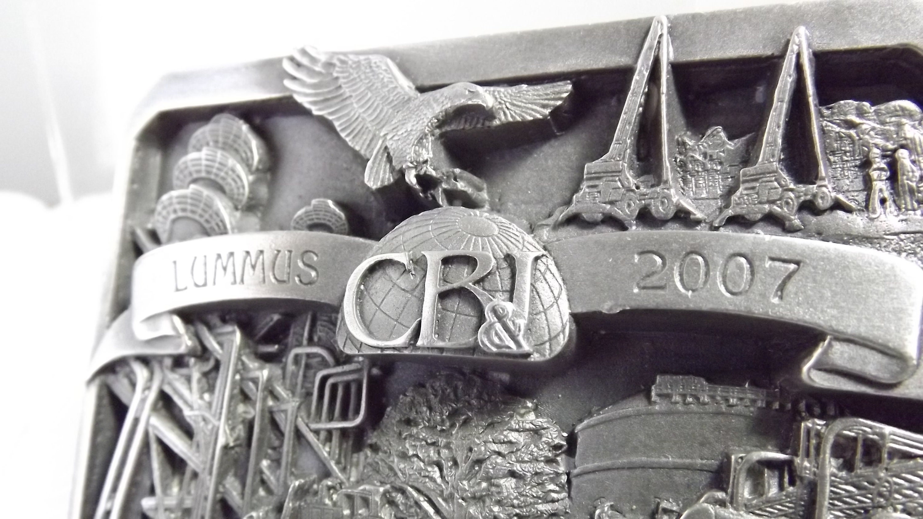 Boucle De Ceinture Vintage Chicago Bridge & Iron Works - 100 Ans Norcross - Modèle ANACORTES 5316 - Occasion