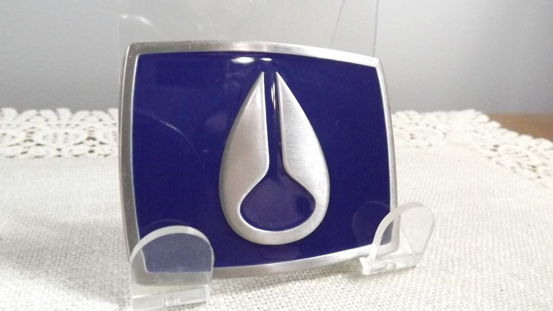 Nixon Belt Buckle Blue and Silver Designer Buckle Etsy Australia