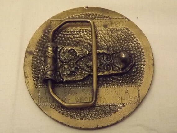 Vintage Target Irrigation Ltd, Brass Belt Buckle,… - image 3