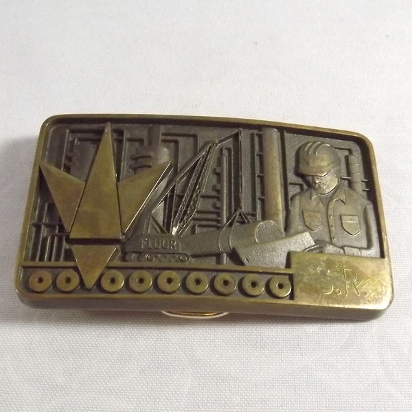 Oil Rig Belt Buckle Etsy