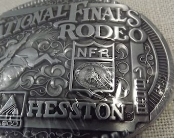 Details about   Hesston Nationals Finals Rodeo 1999 Belt Buckle Ashtray Commemorative Series #10 